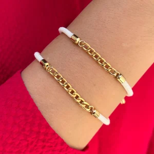 دستبند طلا طرح کارتیه