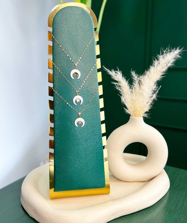 آویز ماه و ستاره صدفی